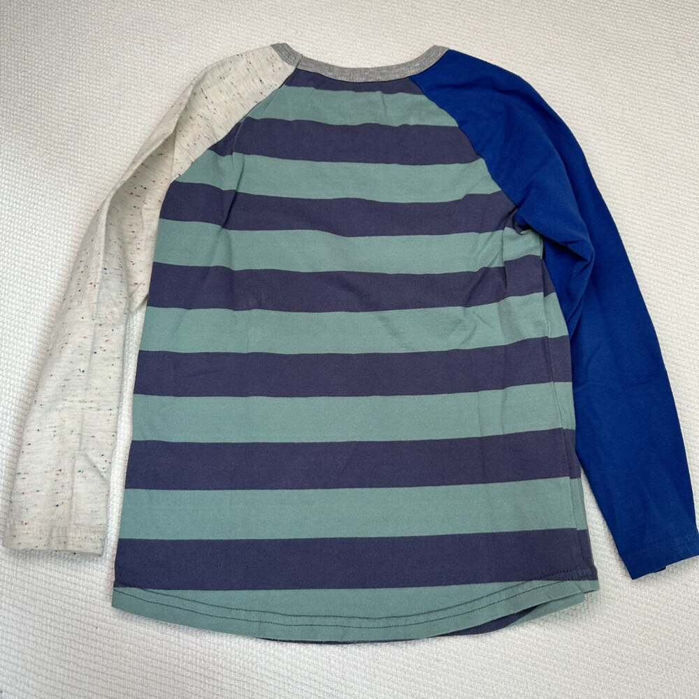Mini Boden Striped Raglan - Picture 2 of 3